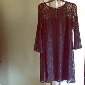 Black lace dress